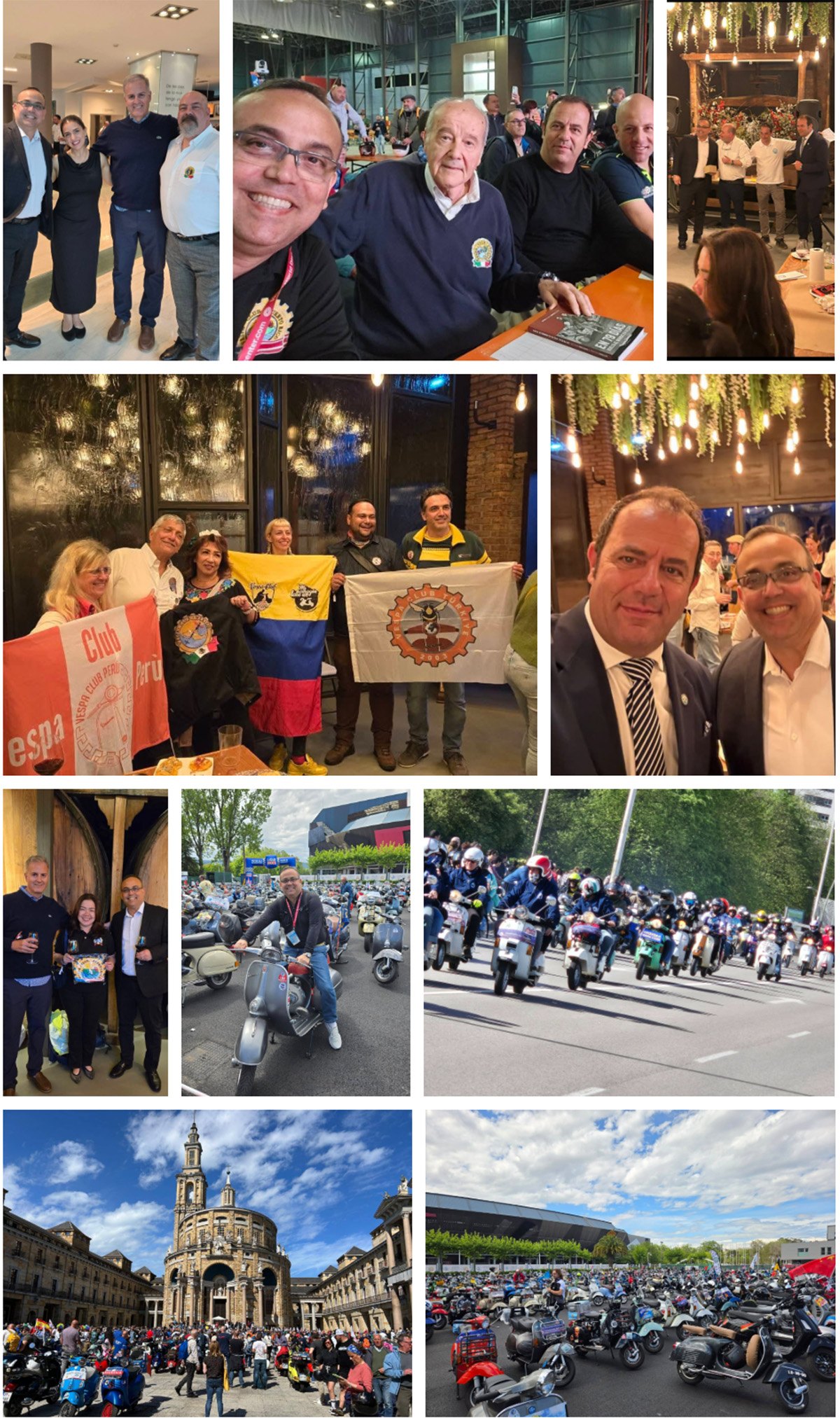 Fotos de la participacion del Vespa Club Puerto Rico en Vespa World Days 2025